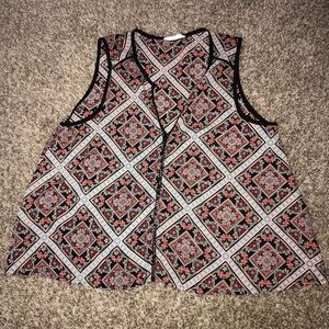 loose tank top/crop top